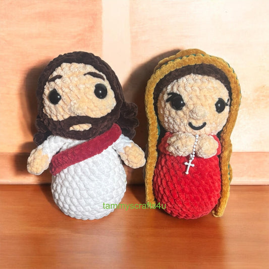 Crochet Dolls, Jesus and Mary