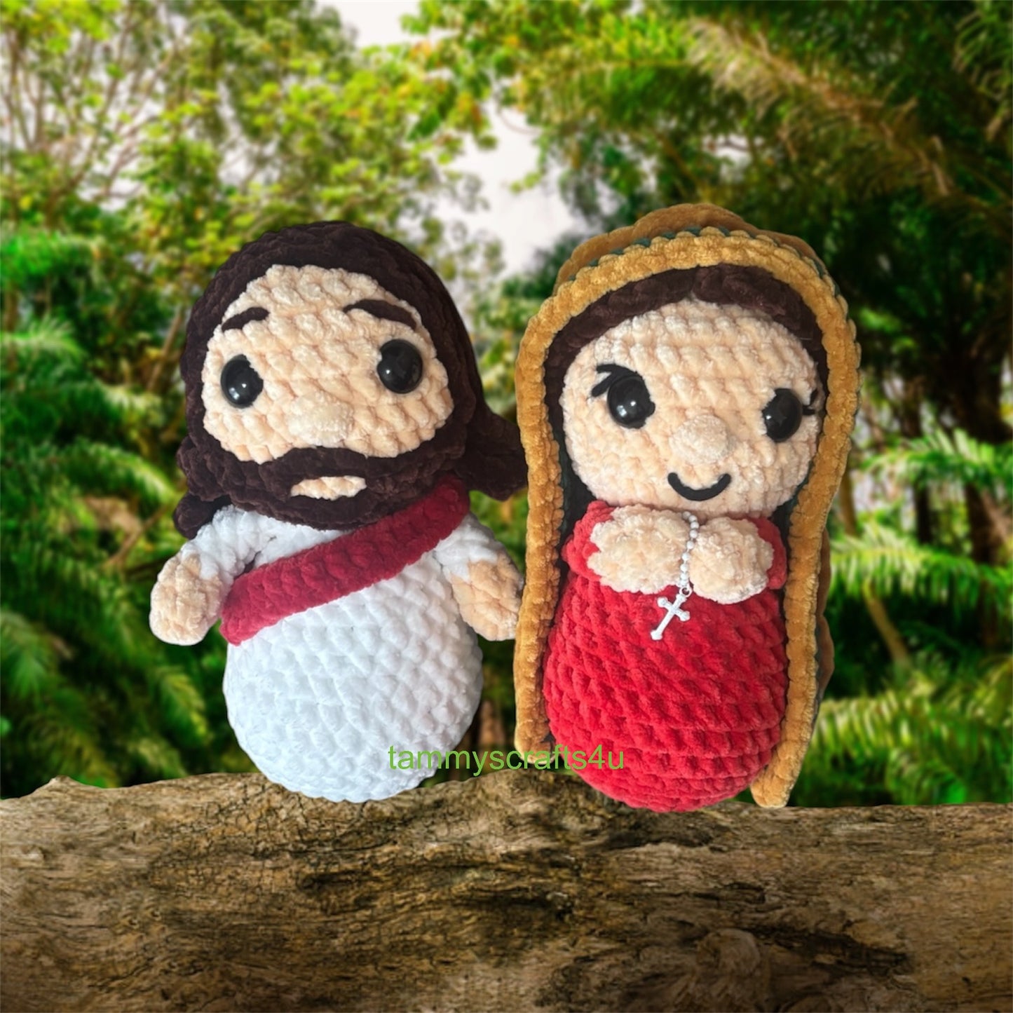Crochet Dolls, Jesus and Mary